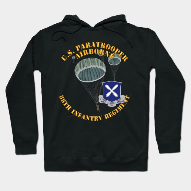 US Paratrooper - 88th Infantry Regiment X 300 Hoodie by twix123844